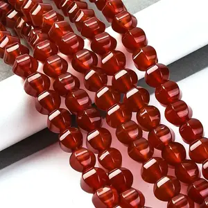 Dyed & Heated Natural Carnelian Beads Strands