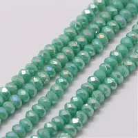 Electroplate Glass Bead Strands