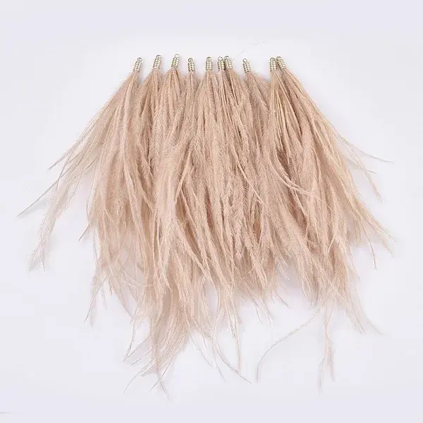 Ostrich Feather Tassel Big Pendant Decorations