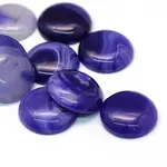 Dyed Natural Striped Agate/Banded Agate Cabochons