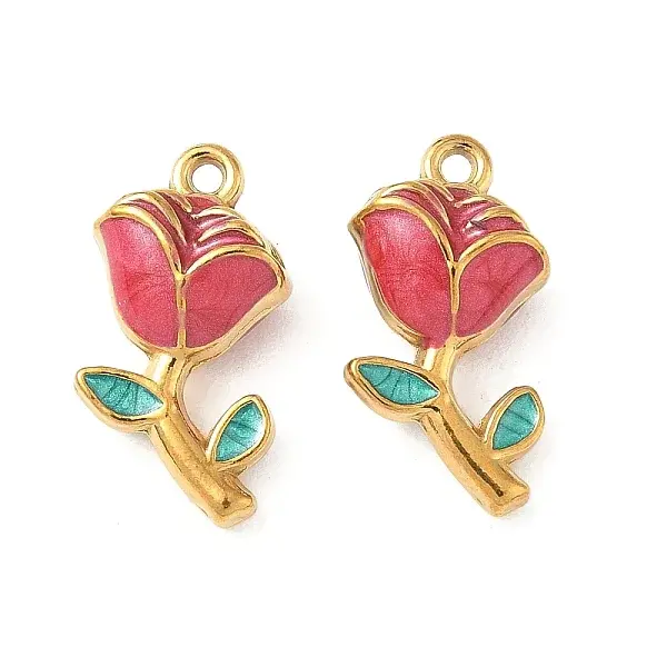 304 Stainless Steel Enamel Pendants