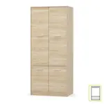 4- dveřová věšáková skříň, dub sonoma, teyo