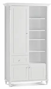 Knihovna luxor - bílá