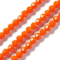 Faceted Glass Beads Strands