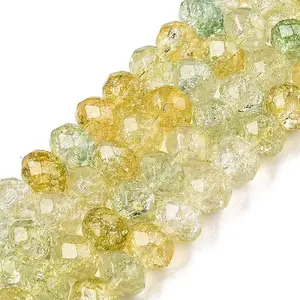 Transparent Glass Beads Strands