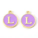 Golden Plated Alloy Enamel Charms