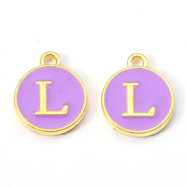 Golden Plated Alloy Enamel Charms