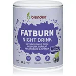 Blendea Fat Burn night drink prášok na podporu chudnutia príchuť Black Currant 90 g