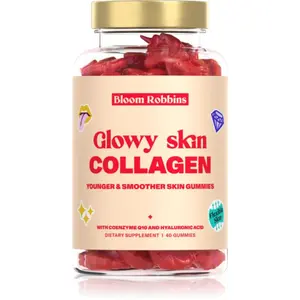Bloom Robbins Glowy skin COLLAGEN YOUNGER & SMOOTHER SKIN POWDER žuvacie kocky pre žiarivý vzhľad pleti 241 g