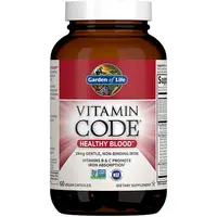 Garden of Life Vitamin Code RAW Healthy Blood kapsuly na podporu krvotvorby 60 cps