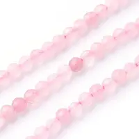 Natural Rose Quartz Beads Strands