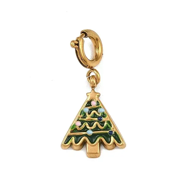 304 Stainless Steel Enamel Pendant Decorations