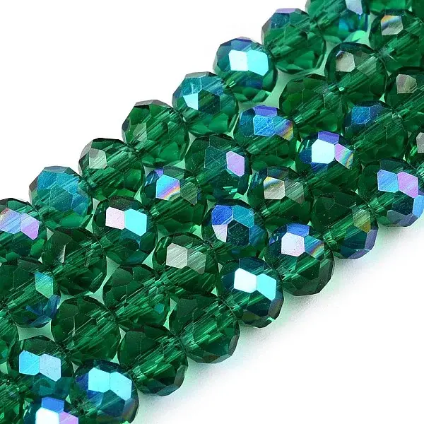 Electroplate Glass Beads Strands