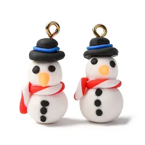 Christmas Handmade Polymer Clay Pendants