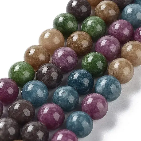 Dyed Natural Malaysia Jade Beads Strands