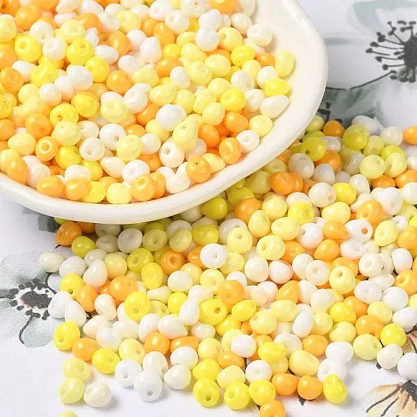 6/0 Opaque Baking Paint Glass Seed Beads