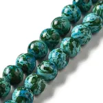 Synthetic Turquoise Dyed Beads Strands