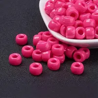 Opaque Acrylic European Beads
