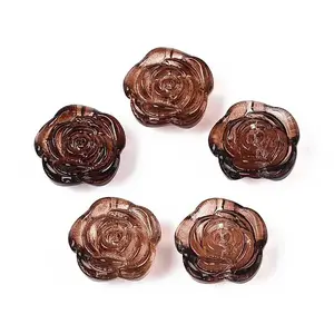Baking Paint Transparent Glass Beads