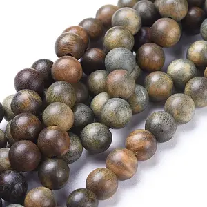 Natural Sandalwood Beads Strands