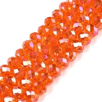 Electroplate Glass Beads Strands