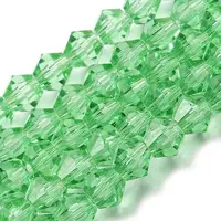 Transparent Glass Beads Strands