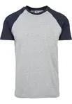 Raglan contrasting T-shirt grey/navy