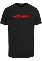 Men's T-shirt with Metal Gear Solid logo black