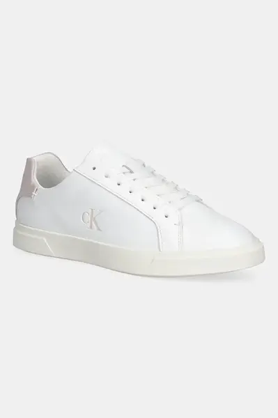 Tenisky Calvin Klein LOW PRO CUP LACEUP LTH MOIRE