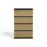 Komoda 4S M4 Malwa antracit/artisan