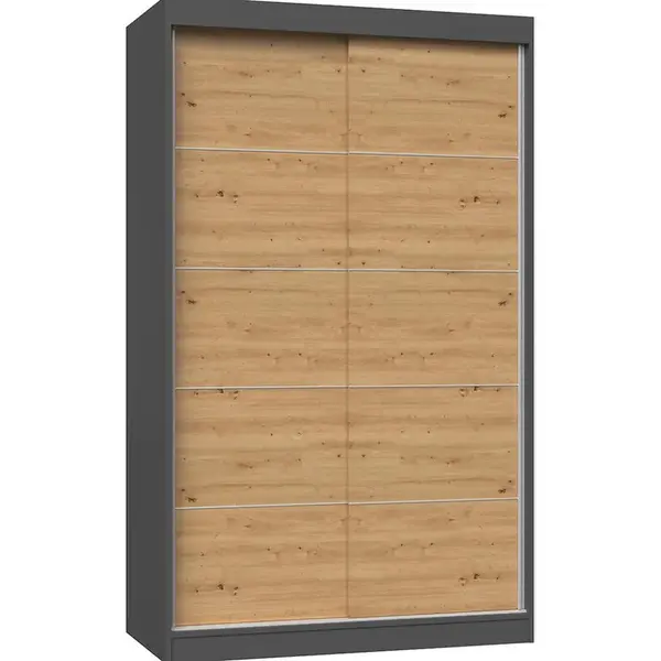 Skříň Iga 120 antracit/artisan C