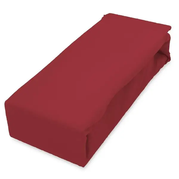 Plachta jersey s gumičkou 200x220 červená
