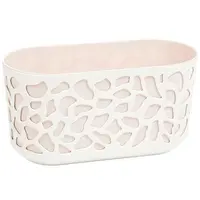 Balkónový kvetináč  DUET 40cm béžová / svetloružová