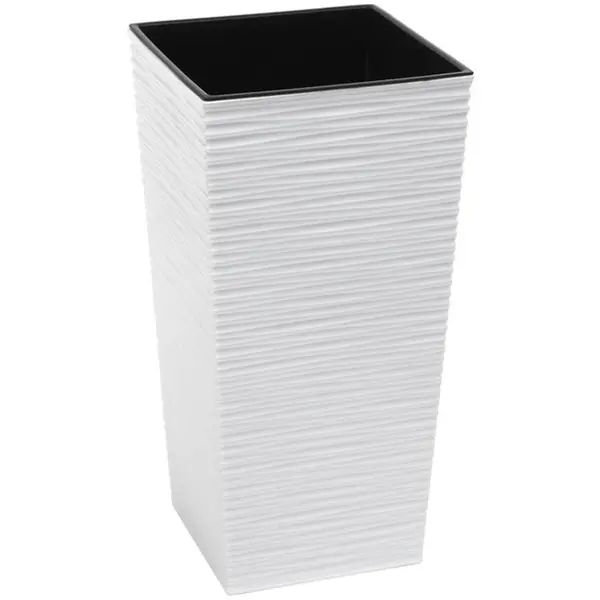 Obal na kvetináč Finezia 30x30x57h biely