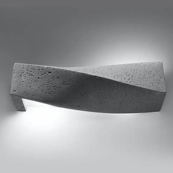 Nástenná lampa Tretten betón