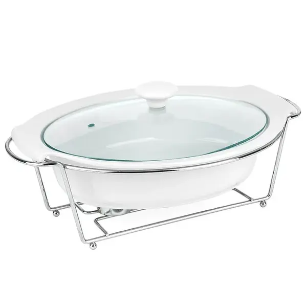 Nádobí s ohrívačem 3L Emma white