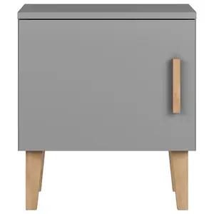 Nočný stolík Kubi Šedá