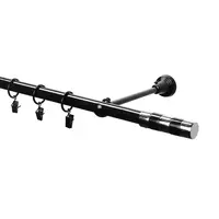 Garnýž I fi 19 černá 160cm duo černá-chrom