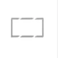 DRW-2 Dvojitý strieborný rám