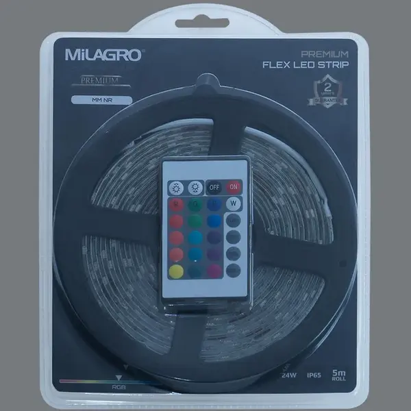 Súprava LED RGB 5M + STR/diaľkové ovládanie MLZ8029