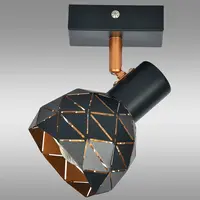 Nástenné bodové svietidlo Puzzle 1 AS-PUE141B black LS1