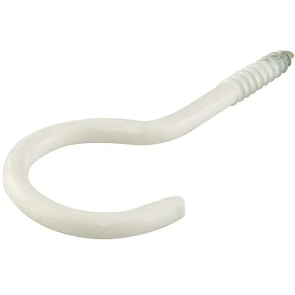 Skrutkovací hák potiahnutý plastom 65 x 4,8 mm