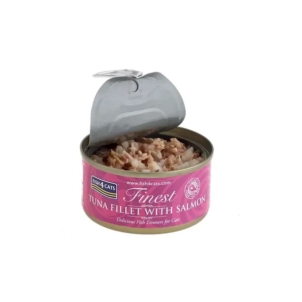 Fish4Cats Konzerva pro kočky Finest tuňák s lososem 70 g