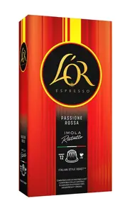 L'OR Espresso Passione Rossa Imola Ristretto kávové kapsle 10 ks