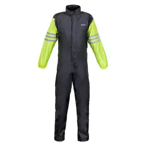 Moto pláštěnka W-TEC Smedava černá-fluo 5XL