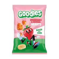 Goodies Křupky Srdíčka Banán a jahoda 30 g