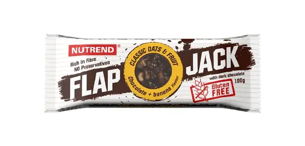 Nutrend Flapjack čokoláda + banán s hořkou čokoládou 100 g