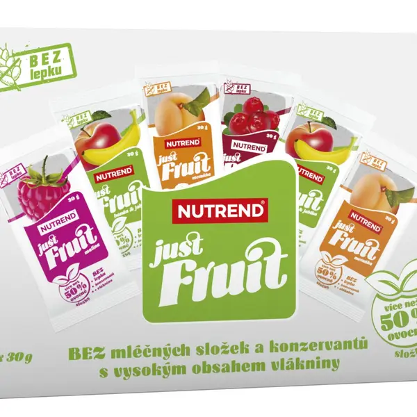 Nutrend Just Fruit mix příchutí dárkové balení 6x30 g