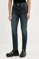 Džíny Tommy Jeans dámské, tmavomodrá barva, DW0DW21805