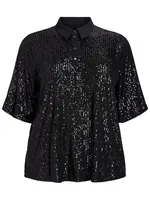 Zizzi Blúzka 'Mlina'  čierna